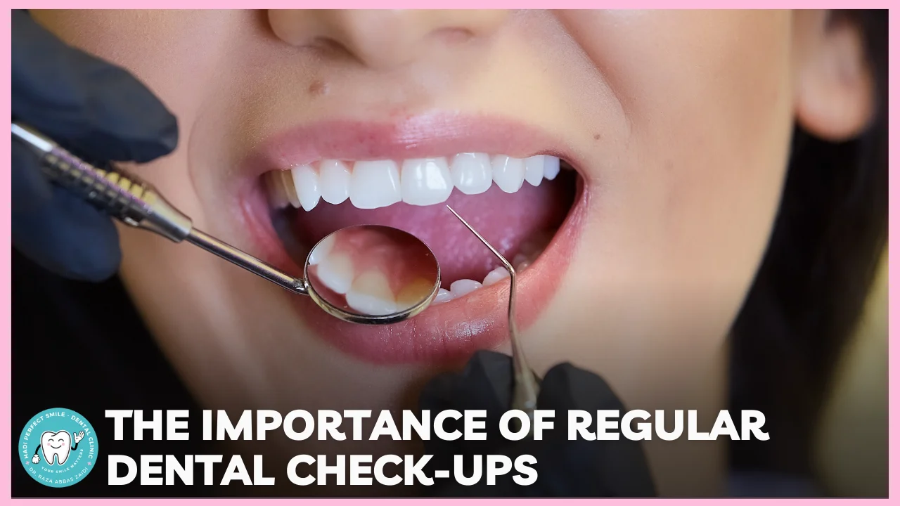 Dentist performing a regular dental check-up on a patient at Hadi Perfect Smile Dental Clinic, Laxmi Nagar, Delhi